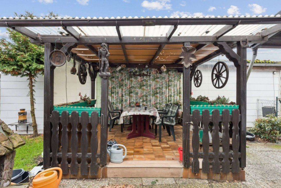 �berdachte Terrasse Einfamilienhaus Berlin