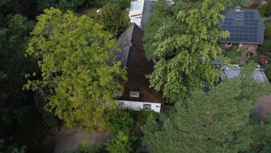 Drohnenbild Einfamilienhaus Berlin