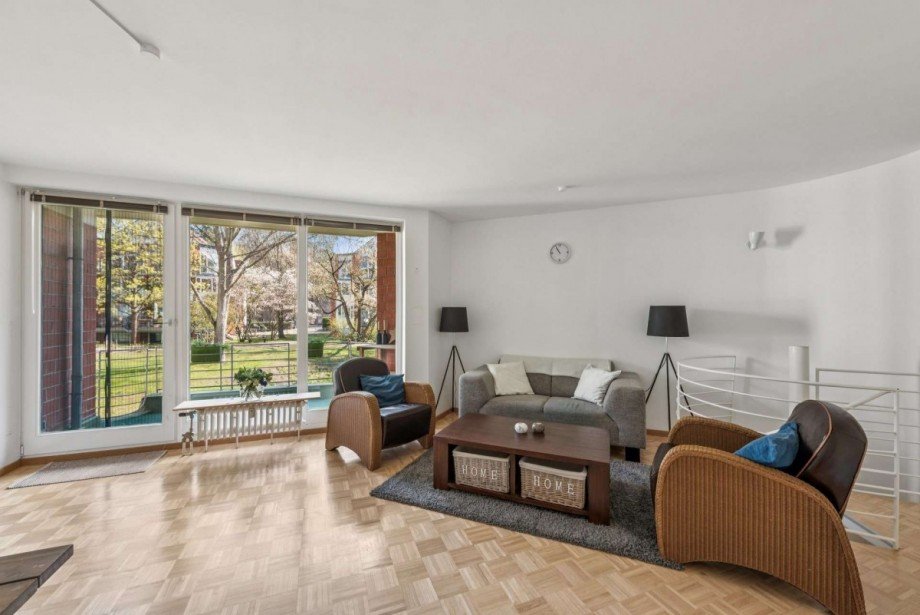 Wohnzimmer Maisonettewohnung Berlin
