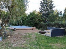 Garten Familienfreundlicher Bungalow mit Pool in idyllischer Lage