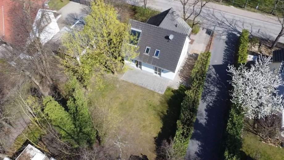 Drohnenbild Einfamilienhaus Brieselang