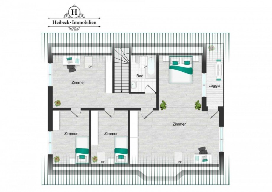 Grundriss DG Einfamilienhaus Kremmen