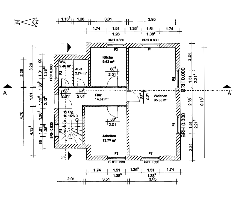 Grundriss Einfamilienhaus Brieselang