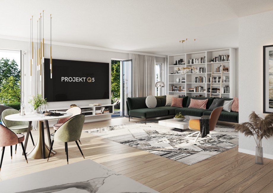 Wohnzimmer Etagenwohnung Berlin