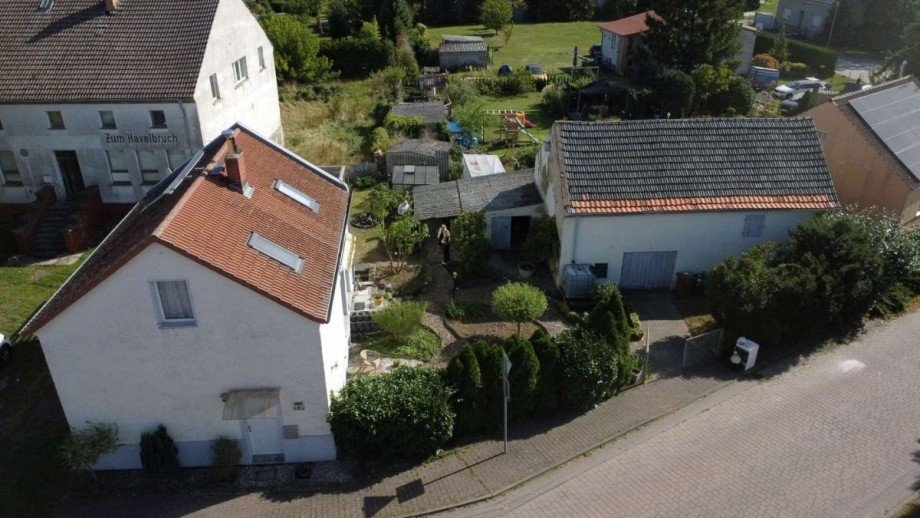 Drohnenbild Einfamilienhaus Roskow