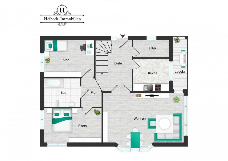 Grundriss EG Einfamilienhaus Kremmen