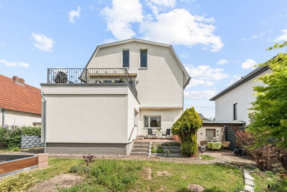 R�ckansicht Zweifamilienhaus Berlin