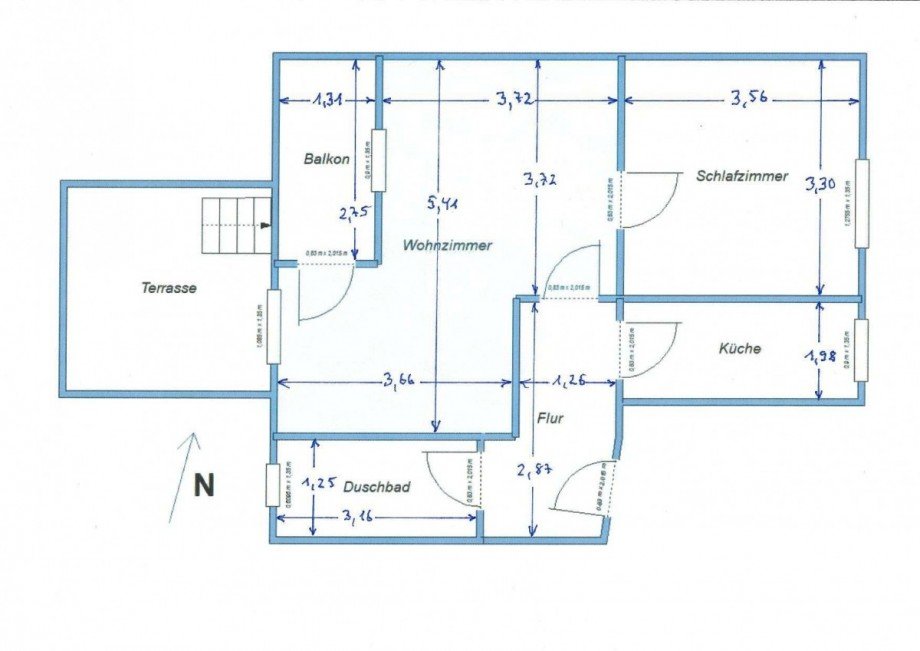 Grundriss Terrassenwohnung Berlin