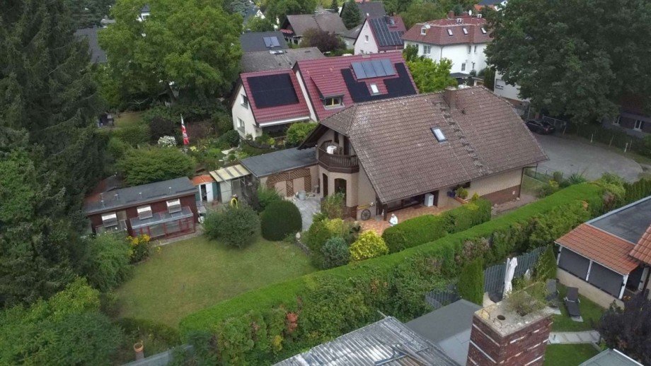 Drohnenbild Einfamilienhaus Berlin