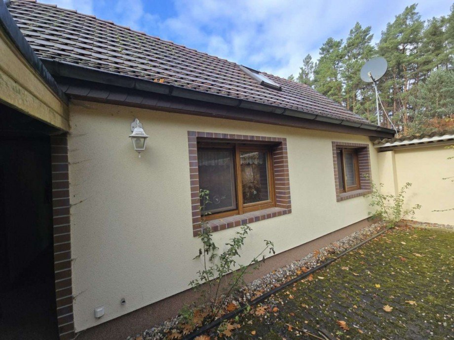 R�ckansicht Einfamilienhaus Borkwalde