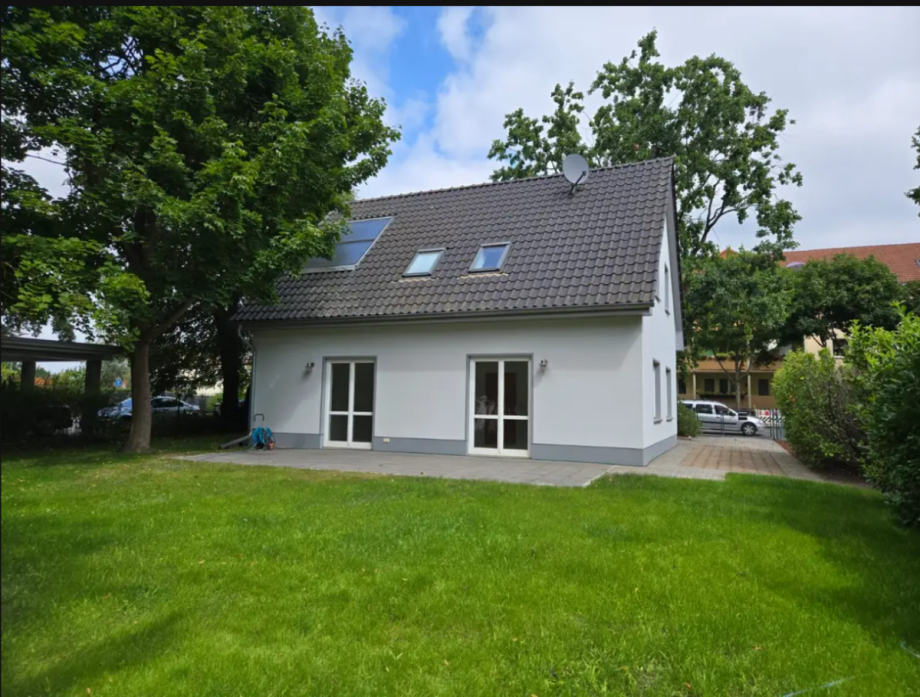 Gartenansicht Einfamilienhaus Brieselang