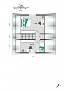 Grundriss DG Saniertes Einfamilienhaus mit Garage auf gro�em Grundst�ck in Haveln�he