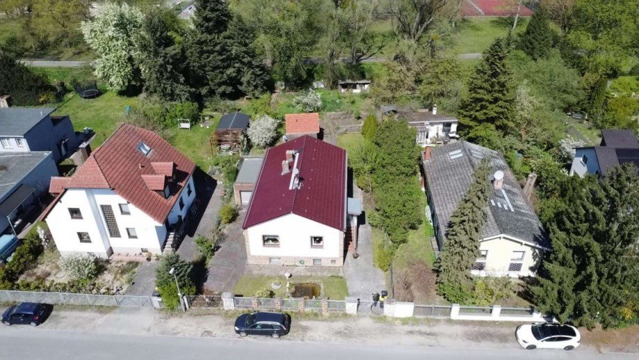 Drohnenbild Einfamilienhaus Berlin