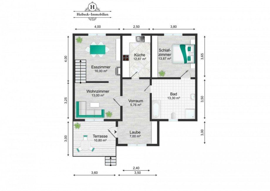 Grundriss EG Einfamilienhaus Nauen