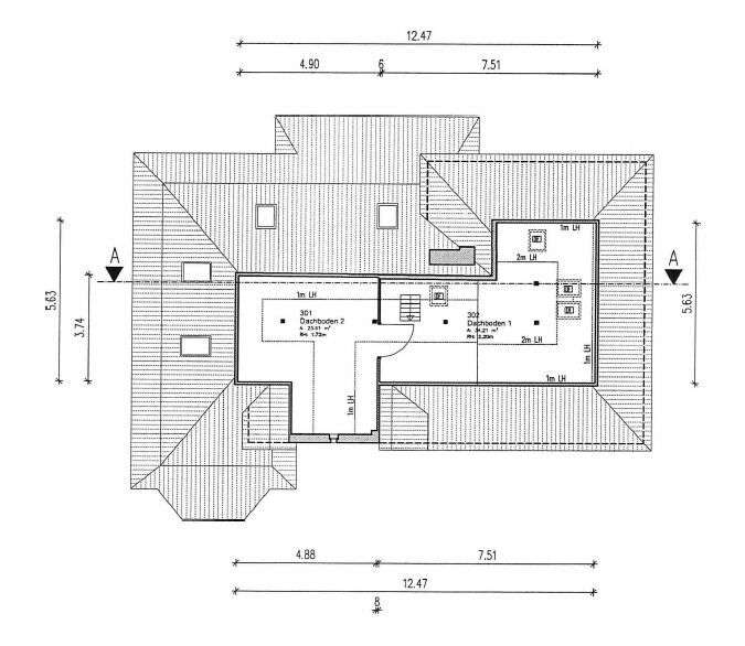 Grundriss DG Zweifamilienhaus Zeuthen