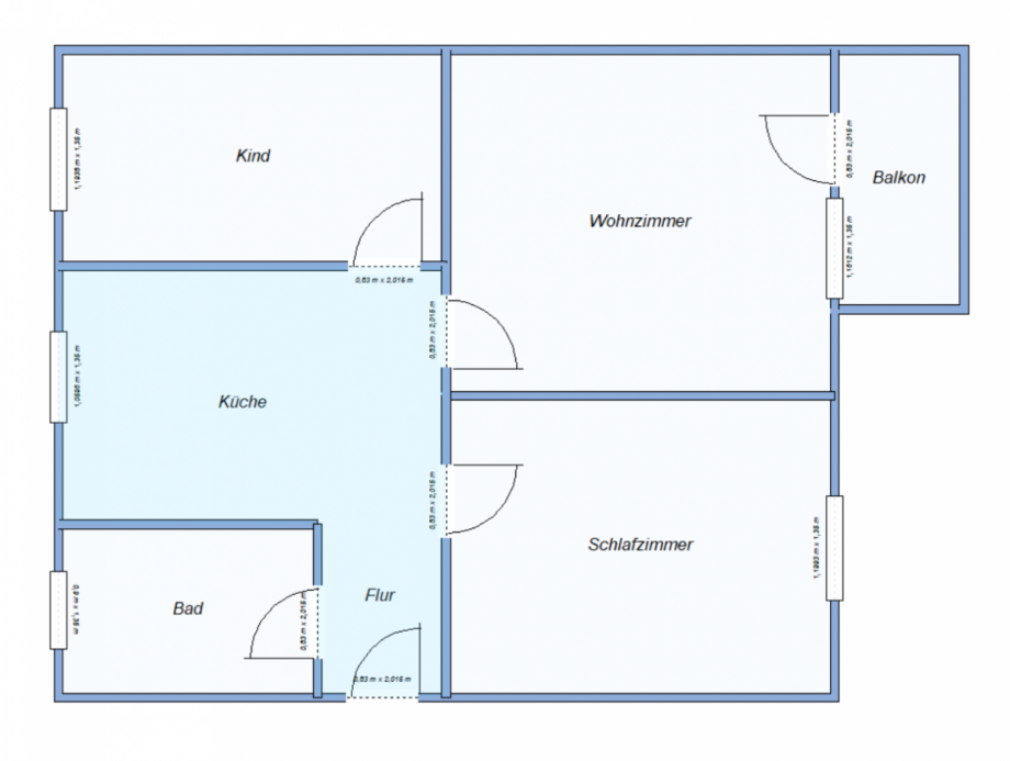 Grundriss Etagenwohnung Wei�enfels