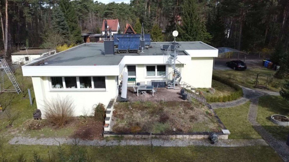 Drohnenbild Einfamilienhaus Borkheide