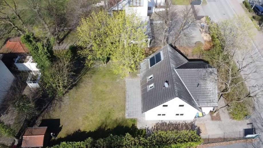 Drohnenbild Einfamilienhaus Brieselang