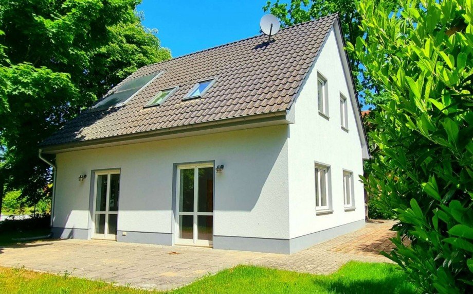 Gartenansicht Einfamilienhaus Brieselang