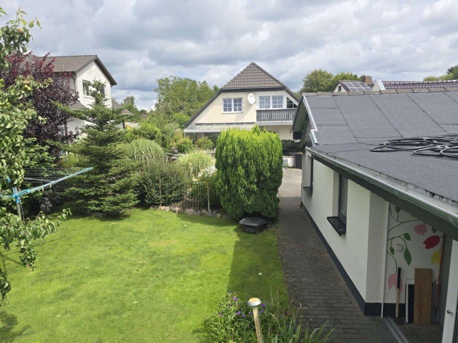 Blick von hinten Einfamilienhaus Kremmen