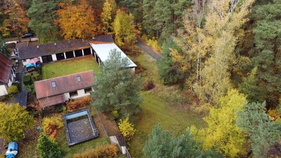 Drohnenbild Einfamilienhaus Borkwalde