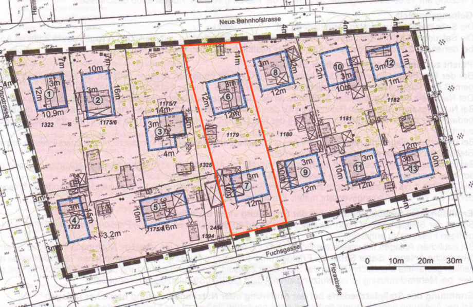 Bebauungsplan Wohngrundst�ck Z�hlsdorf