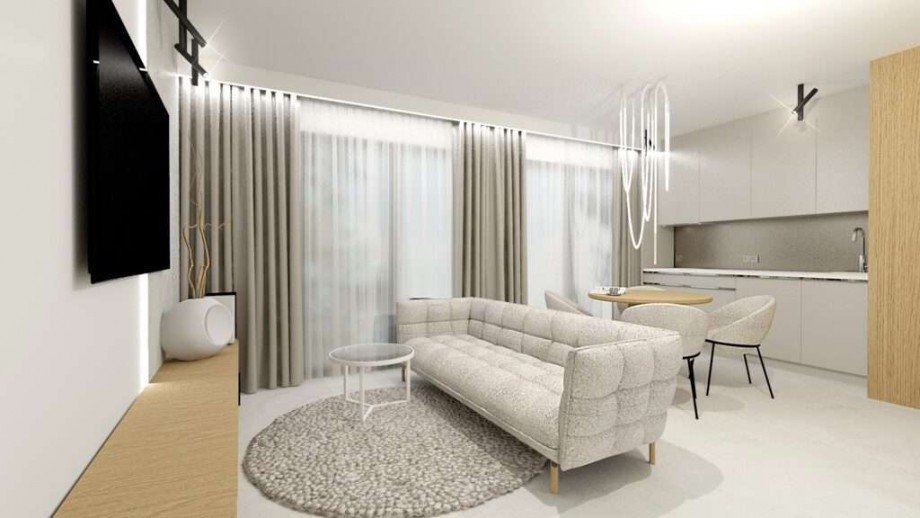 Wohnzimmer Etagenwohnung Kolobrzeg