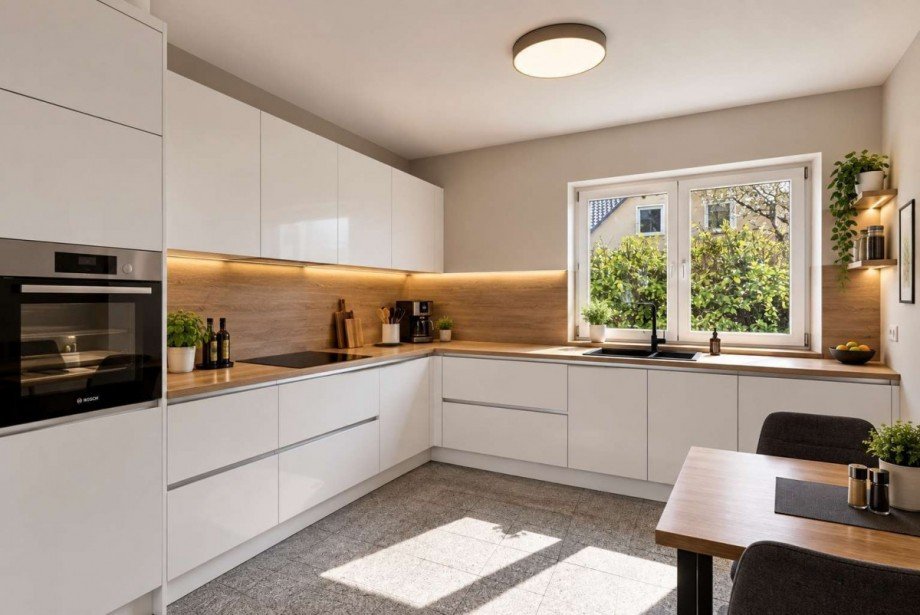 K�che virtualisiert Einfamilienhaus Brieselang