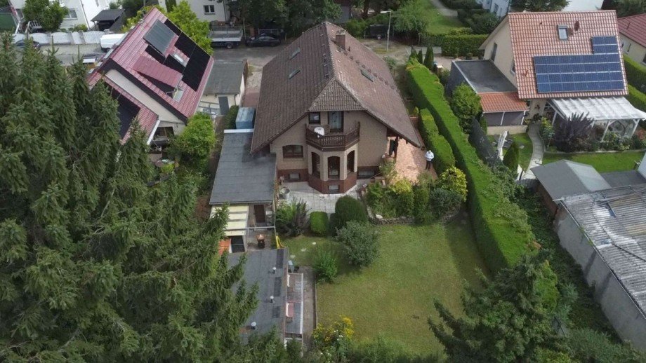 Drohnenbild Einfamilienhaus Berlin