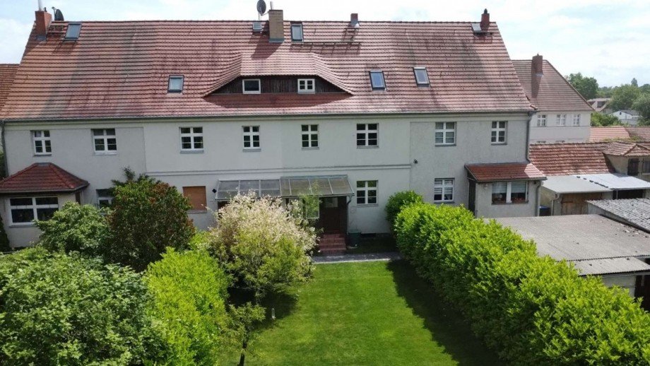R�ckansicht Reihenmittelhaus Wustermark