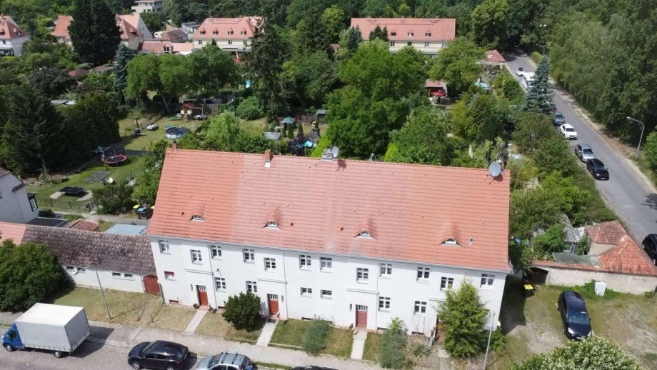 Drohnenbild Reihenmittelhaus Wustermark
