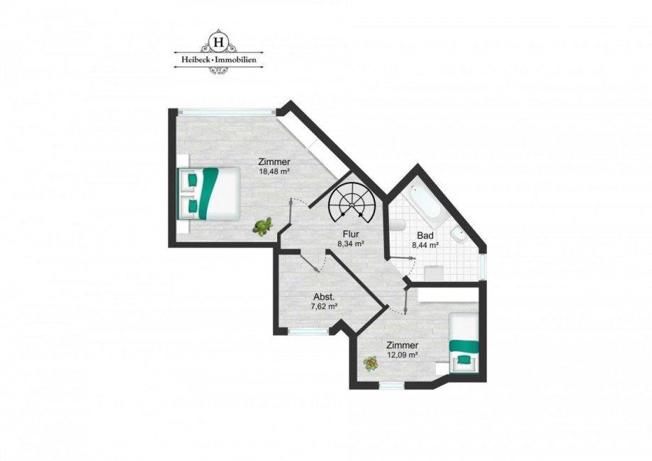 Grundriss Souterrain Maisonettewohnung Berlin