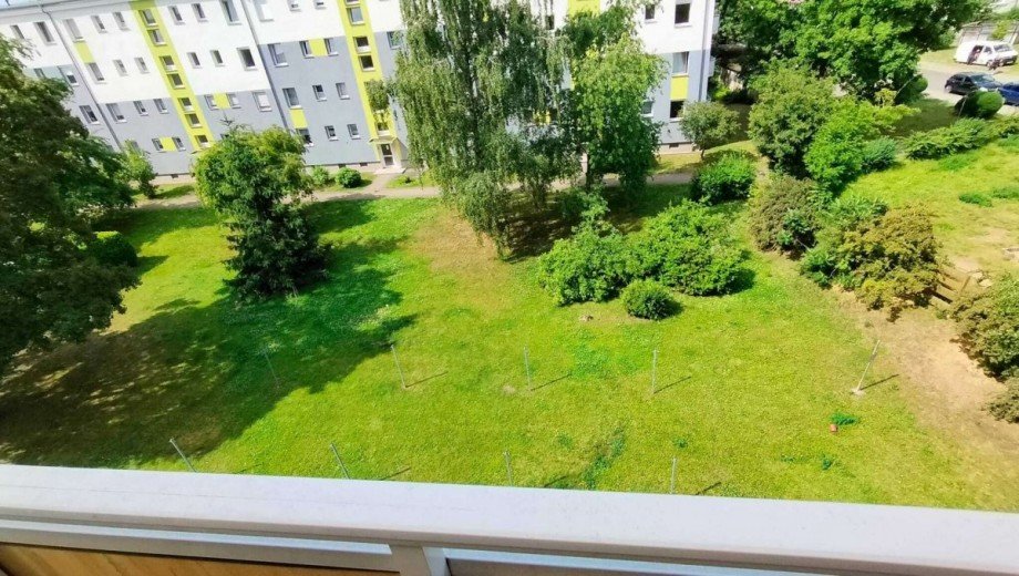 Blick vom Balkon Etagenwohnung Wei�enfels