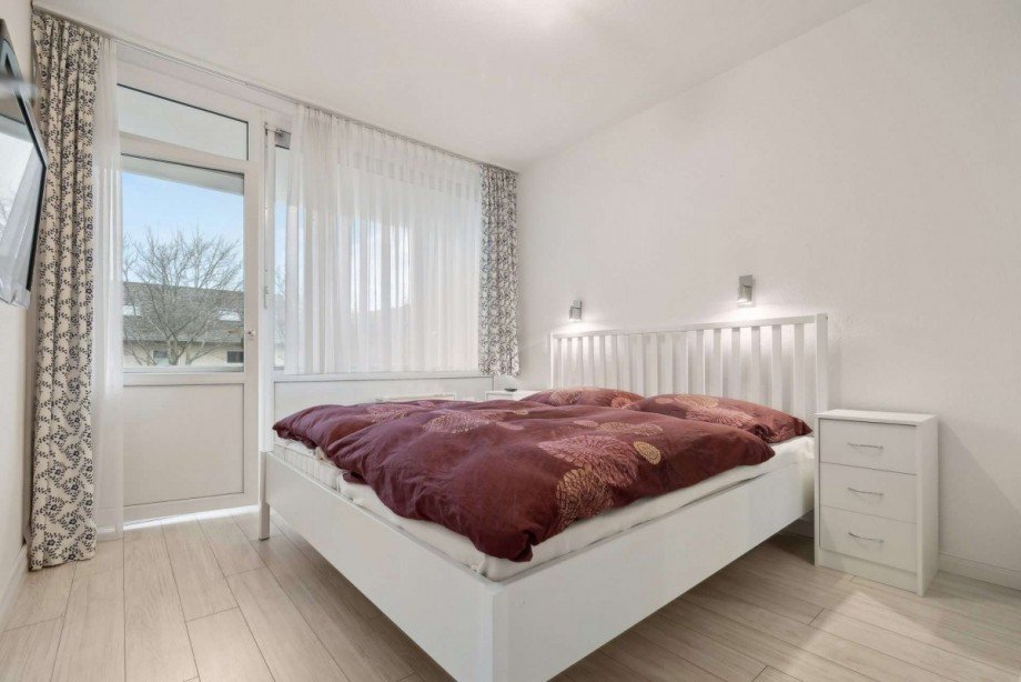 Schlafzimmer Etagenwohnung Sylt
