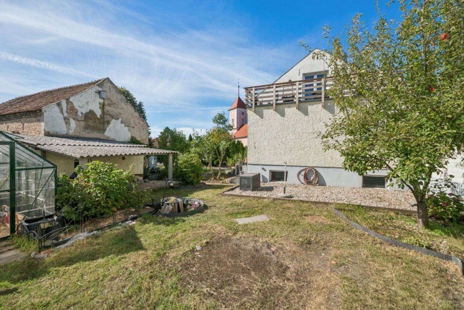 Blick vom Garten Einfamilienhaus Roskow